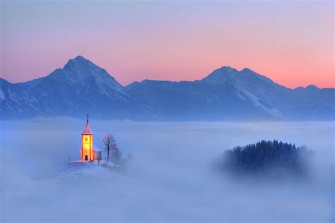 Interesting Photo of the Day: Mountain Church in Slovenia