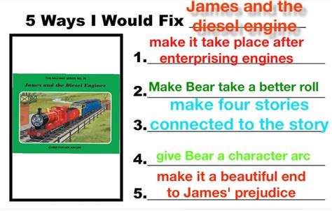 Fives ways how I fix James and diesel engine by Zerneygreenengine28 on DeviantArt