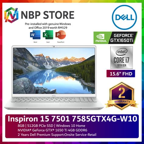 Dell Inspiron 15 7501 Price in Malaysia & Specs - RM5309 | TechNave