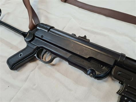 REPLICA WW2 GERMAN MP40 SEMI AUTOMATIC MACHINE PISTOL GUN BY DENIX | JB ...