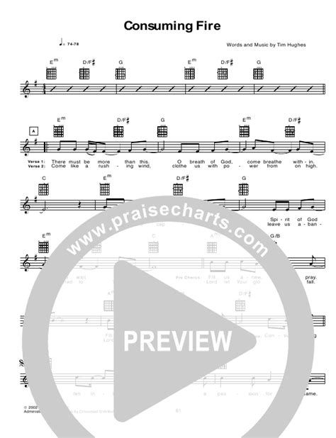 Consuming Fire Sheet Music PDF (Hillsong UNITED) - PraiseCharts