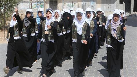 Hamas concludes first-ever military training camp for girls - Al ...