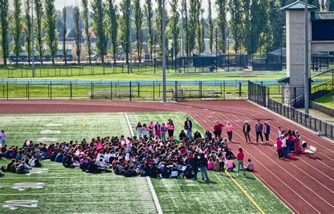 Walkout at Chief Sealth protests the sexually charged messages by football team members ...