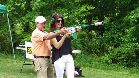 Charity Golf Guns -- AR-15 Golf Ball Launcher - YouTube