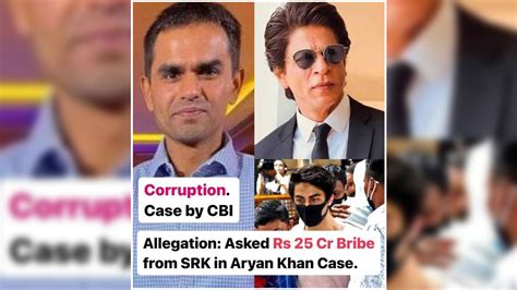 CBI Registered Corruption Case Against NCB Officer Sameer Wankhede & 5 ...