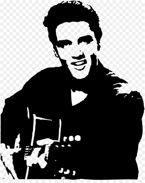 Elvis Presley Jailhouse Rock Portrait - Silhouette png download - 1920* ...