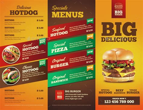 Fast Food Brochure - 13+ Examples, Illustrator, Design, Word, Pages ...