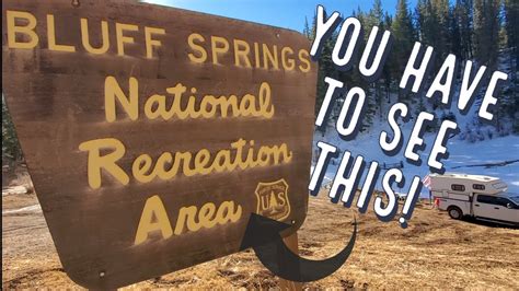 Free Camping! Bluff Spring National Recreation Area - Cloudcroft, New ...