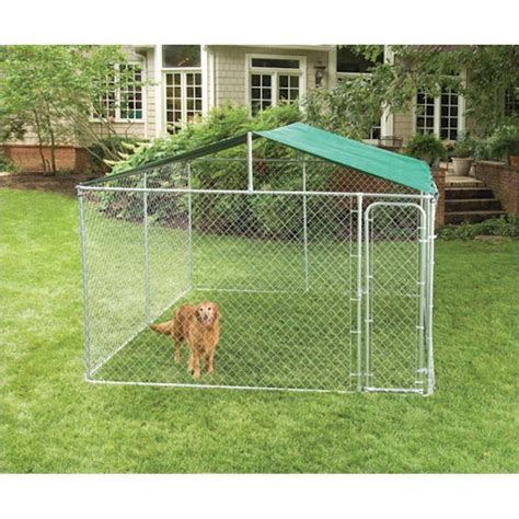 Dog Roof Compatible with 10X10 Dog Kennels "E-Z Roof"