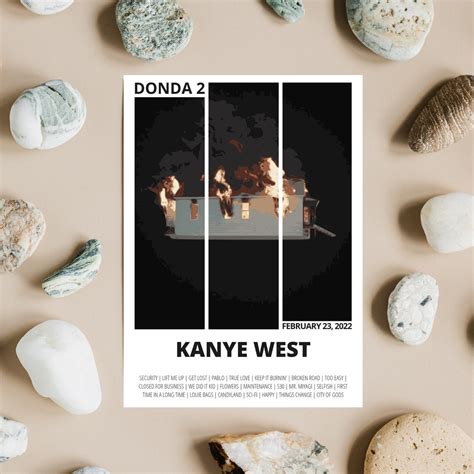 Kanye West Poster Donda 2 Album Cover Album Poster Music Poster Music Prints Wall Art Wall Décor ...