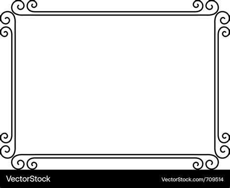 Ornamental decorative frame Royalty Free Vector Image