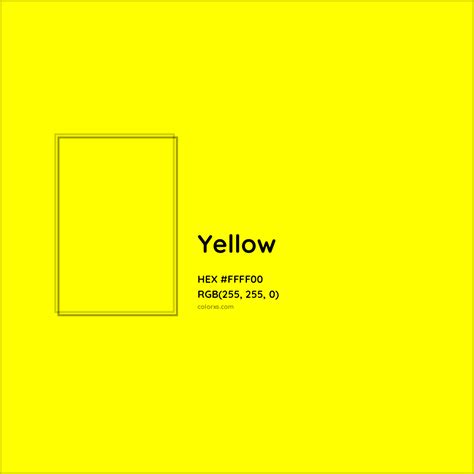 Bright Yellow Color Codes The Hex, RGB And CMYK Values That, 58% OFF