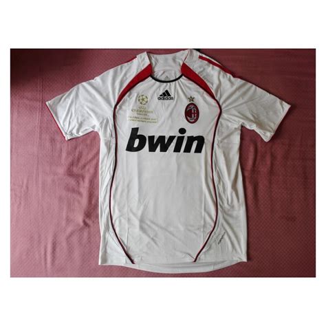 AC Milan Kit 2007,AC Milan 2007 Kit,2007 UCL final AC Milan soccer jerseys