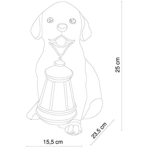 Solar light dog solar lamp garden decorative light animal sculpture figure LED lantern | eBay