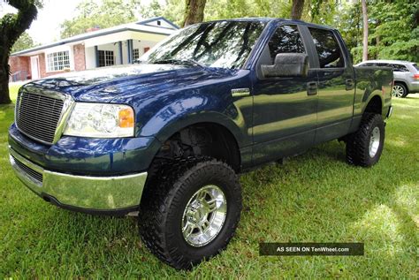 2007 Ford F - 150 Xlt Crew Cab Pickup 4 - Door 5. 4l Lifted Fax