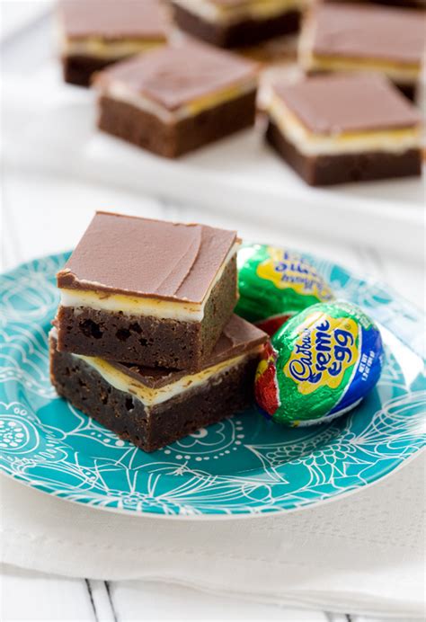 Cadbury Creme Egg Brownies | Sweet Little Details