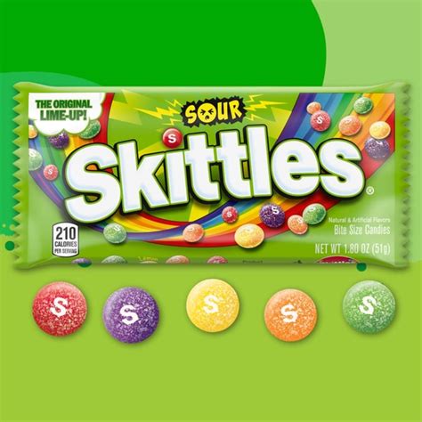 SKITTLES Sour Candy Single Pack, 1.8 oz | SKITTLES®