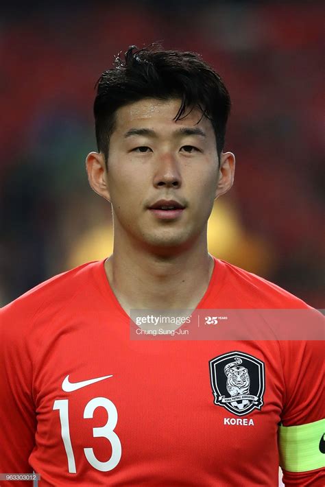 Son Heung-Min of South Korea during the international friendly match ...