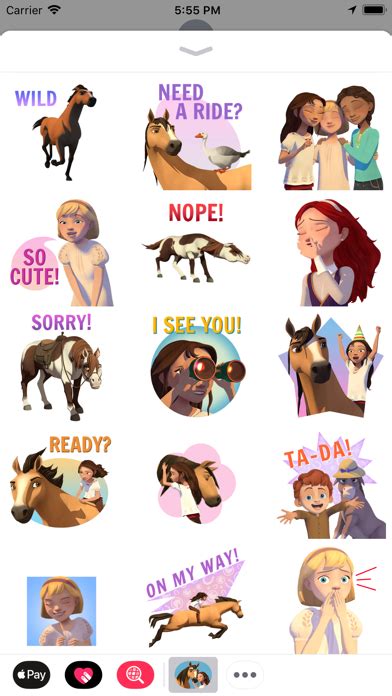 Spirit Riding Free Stickers | App Price Drops