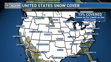 Current Snow Cover United States