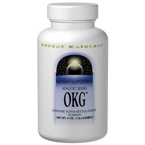 Source Naturals, OKG (Ornithine Alpha-Ketoglutarate) Powder, 4 oz (113. ...