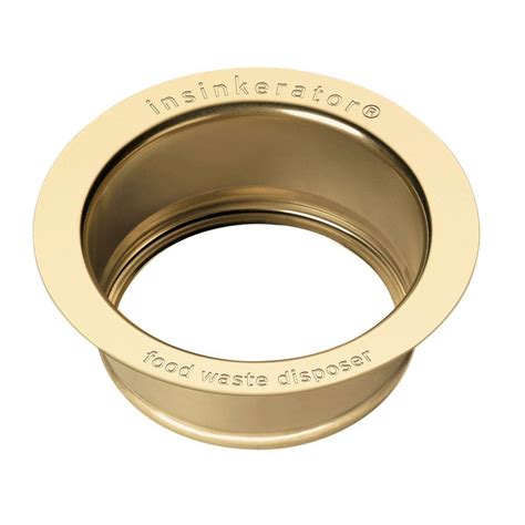 InSinkErator Sink Flange in French Gold for InSinkErator Garbage Disposals-FLG-FG - The Home Depot