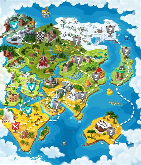 World map for the game on Behance | Minecraft banner designs, World map ...