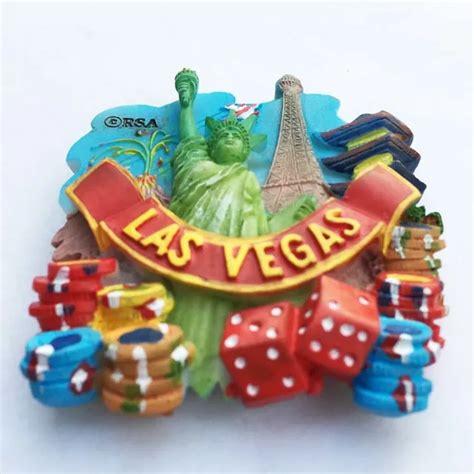 Las Vegas, USA Tourist Souvenirs Fridge Magnets Home Decorations-in ...