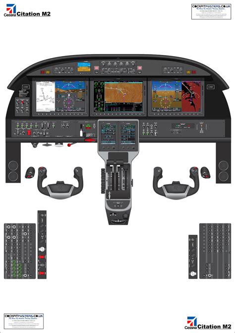 Cessna Citation M2 Cockpit Poster | CockpitPosters.co.uk