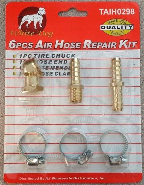 AIR HOSE REPAIR KIT - 6 PIECES TAIH0298 - Walmart.com