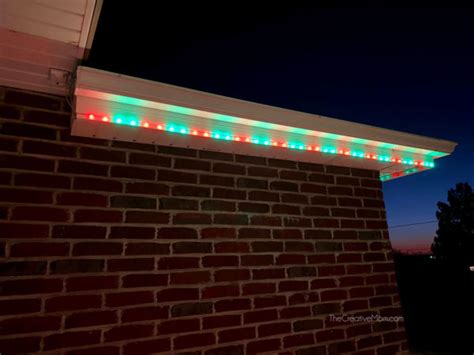 DIY Permanent LED Christmas Lights - The Creative Mom