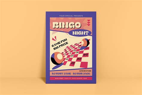 Bingo Night Flyer, Print Templates ft. bingo & flyer - Envato Elements