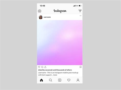 Free instagram mockup post information | publicinvestorday