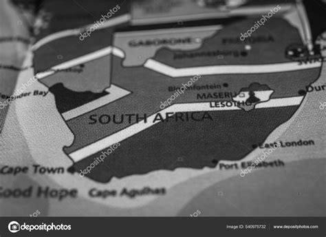 South Africa Flag Map Stock Photo by ©aallm 540975732