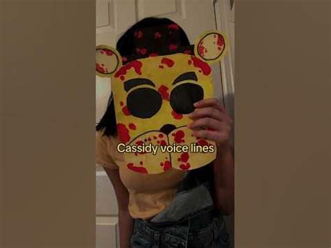 Cassidy voice lines #cassidyfnaf #fnaf #cosplay #fnafvoicelines #fypシ ...