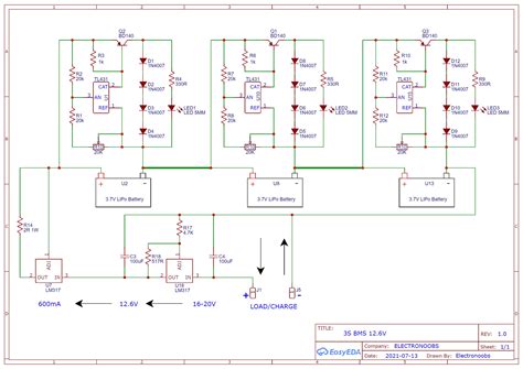 Lithium Battery Bms Circuit Diagram