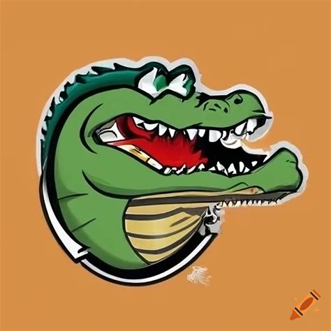 Crocodile as nfl logo