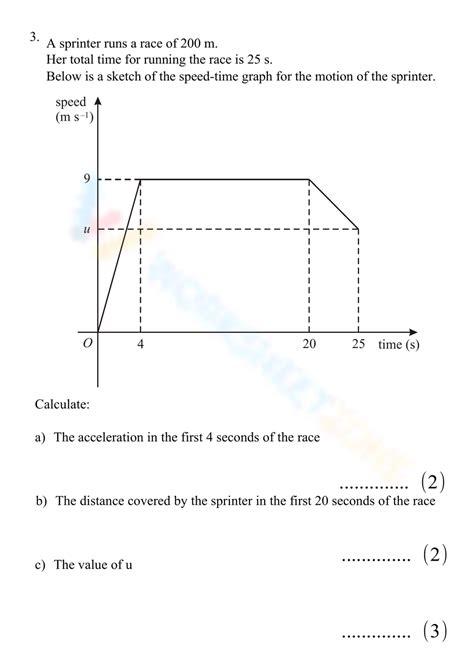 Free Velocity-time Graph Worksheet with Answers PDF