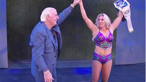 Charlotte Flair Wins SmackDown Women’s Championship, Ric Flair There To ...