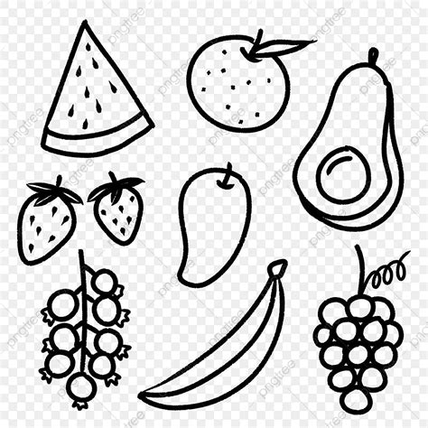 Coloriages De Fruits Png, Vecteurs, PSD et Icônes Pour Téléchargement ...