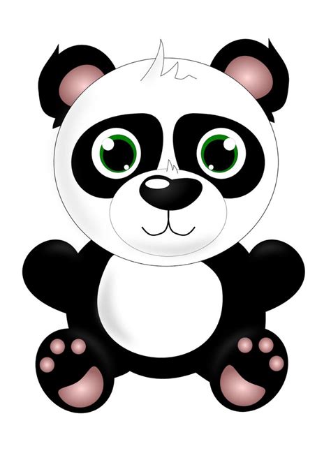 SAFÁRI BABY-CUTE (png) | Baby panda, Panda, Panda illustration