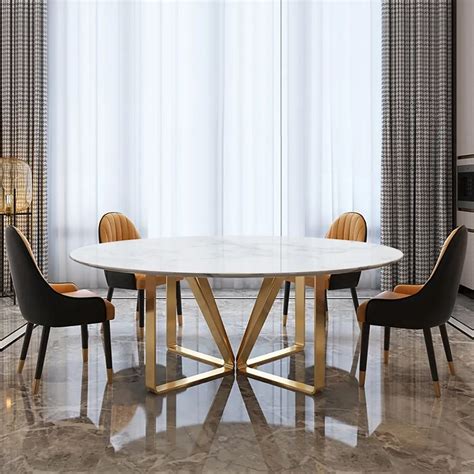 Dining Table Set Designs, Round Dining Table Modern, Metal Dining Table, Modern Round, Small ...