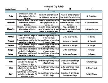 Geometry Town Rubric