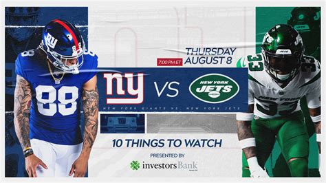 Giants vs. Jets: 10 things to watch