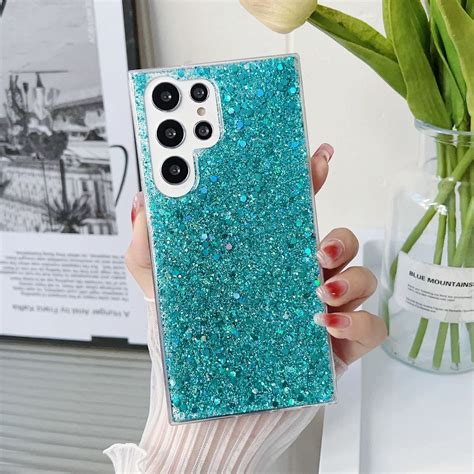 For Samsung Galaxy S24 Ultra 5G Glitter Sequins Epoxy TPU Phone Case ...