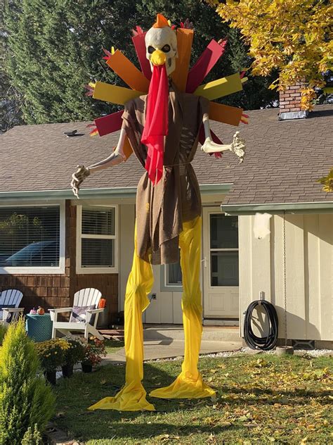 12 foot skeleton turkey thanksgiving Blank Template - Imgflip