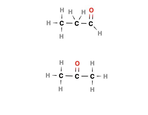 Draw the constitutional isomers for $\ce{C3H6O}$. | Quizlet