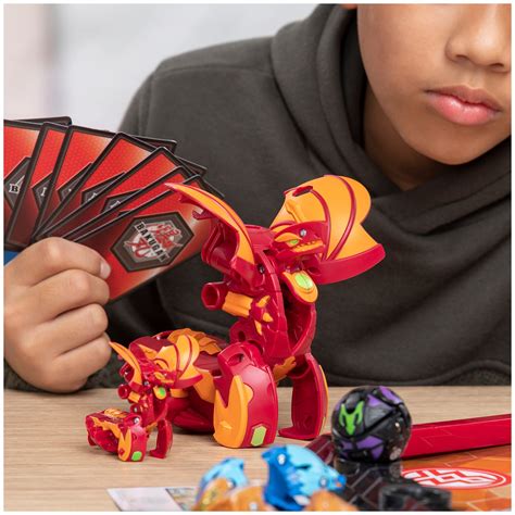 Buy Bakugan Deka, Fused Nillious x Eenoch, Jumbo Collectible Transforming Figure, for Kids Aged ...