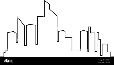 Modern City skyline . city silhouette. vector illustration in flat ...