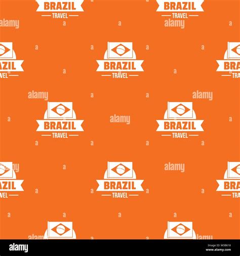 Brazil flag pattern vector orange Stock Vector Image & Art - Alamy